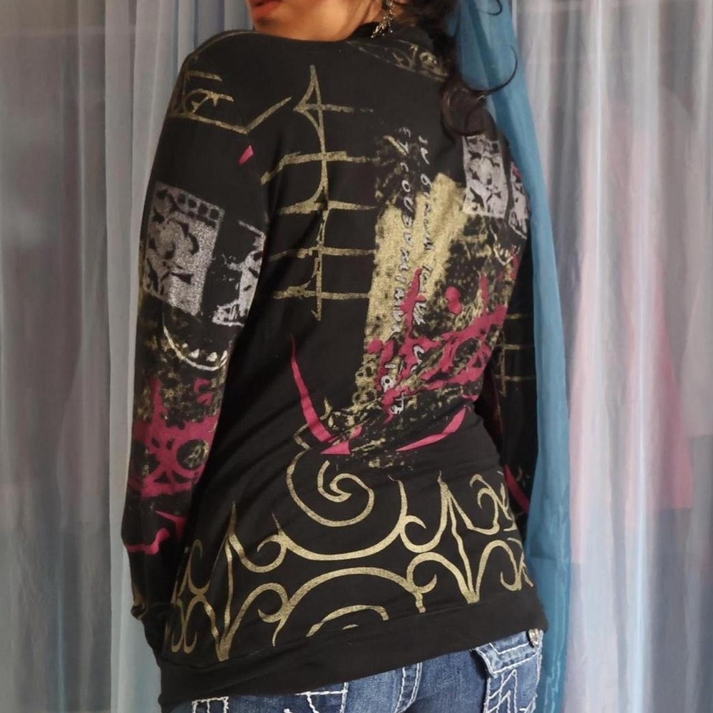Graphic Zip-Up Jacket - Picture 4 of 6